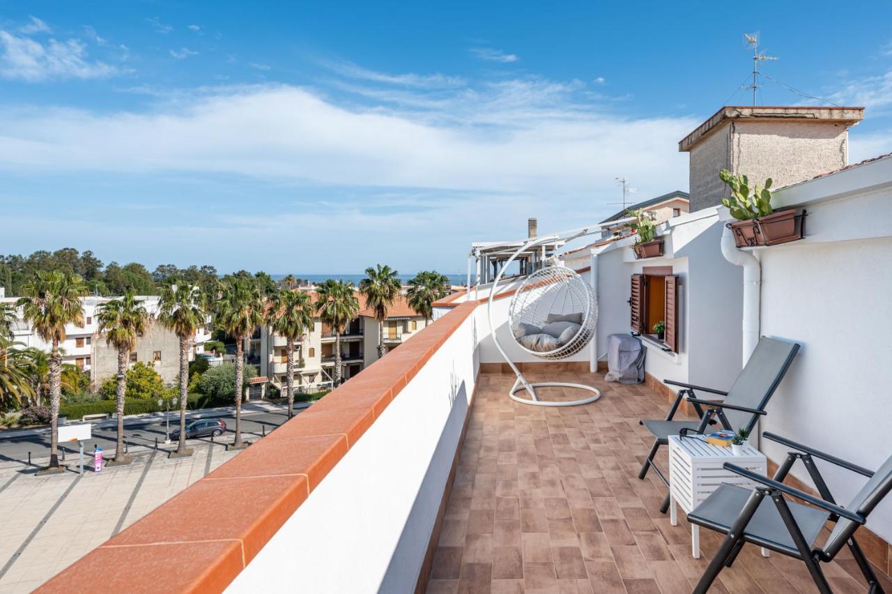 Naxos Charming Penthouse With Swimming Pool X6 Apartment Giardini Naxos Exterior photo